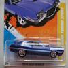 HOT WHEELS 2011 NEW MODELS BLUE '72 FORD GRAN TORINO SPORT 2/50 5 SPOKE view 2