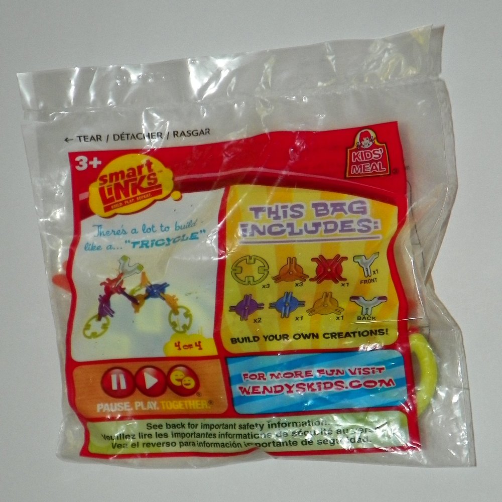 WENDY'S ~ Smart Links ~ TRICYCLE ~ 2012
