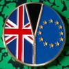 Brexit UK Colorized Gold Plated Challenge Art Coin view 2