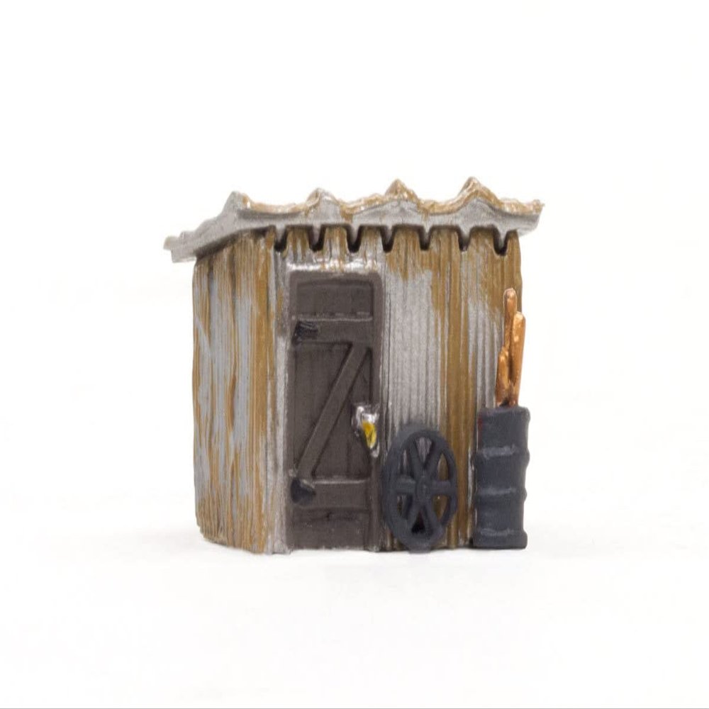 Woodland Scenics WOOBR4946 N Built-Up Tin Shack