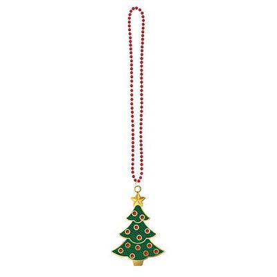 Christmas Tree Bling Necklace, 36"