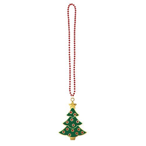 Christmas Tree Bling Necklace, 36"