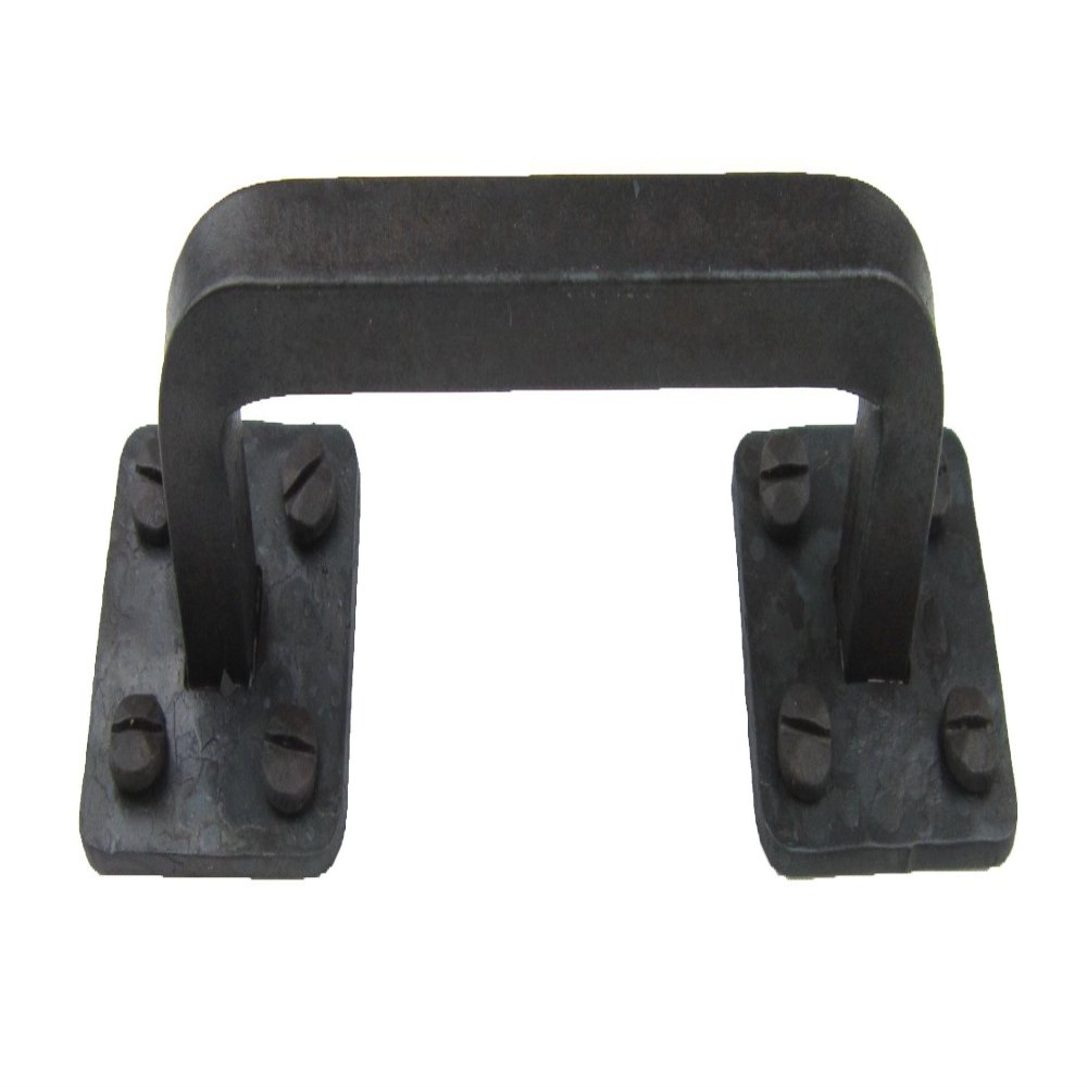 Rustic Farmhouse Wrought Iron Cabinet Pull 4 inch HPE4