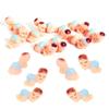 Gogoforward 50 PCS Tiny Plastic Pajama Sleeping Boy Baby Shower Favors Party Decorations view 1