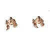 Punk Style Stud Fashion Accessories Gold Dragon Eagle Claw Earrings Pair view 2