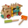 Set of Wooden Truck with Building Tools view 1