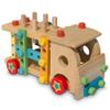 Set of Wooden Truck with Building Tools view 3