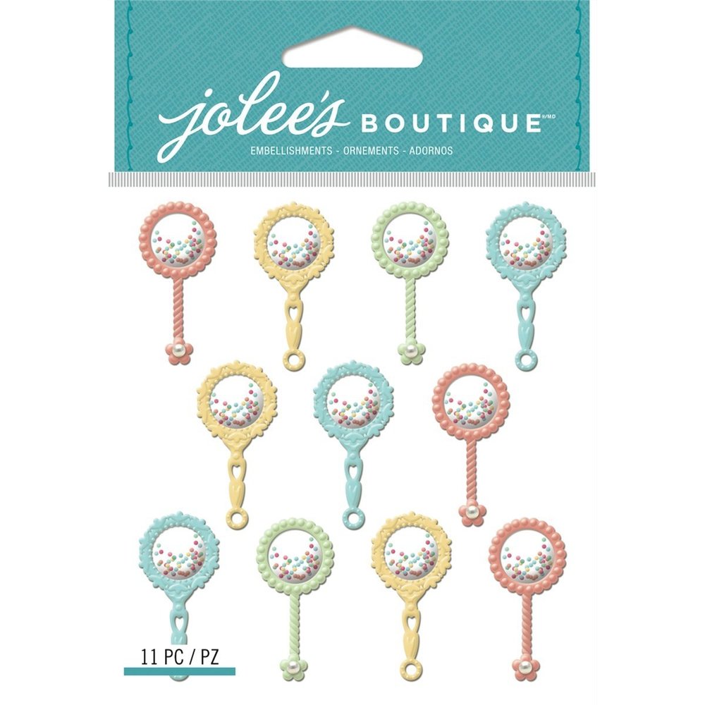Jolee's Boutique 0015586991932 Baby Rattle Dome RPT BQ16 , Other