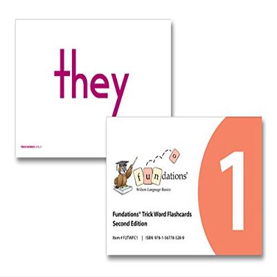 Fundations TRICK WORD FLASHCARDS 1