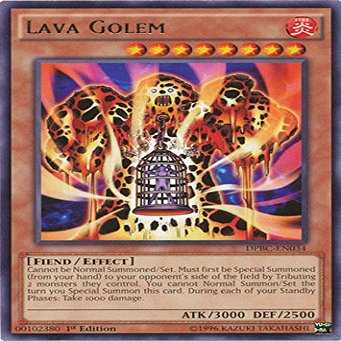 3x Yugioh DPBC-EN034 Lava Golem Rare 1st Edition .HN#GG_634T6344 G134548TY52735
