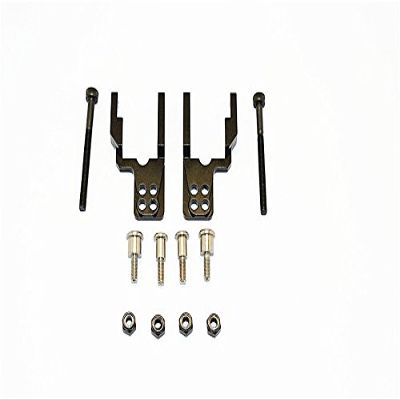GPM For Tamiya CC01 Upgrade Parts Aluminum Rear Damper Mount With Mulitple Holes - 1 Set Black