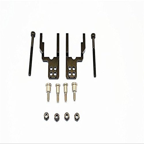 GPM For Tamiya CC01 Upgrade Parts Aluminum Rear Damper Mount With Mulitple Holes - 1 Set Black