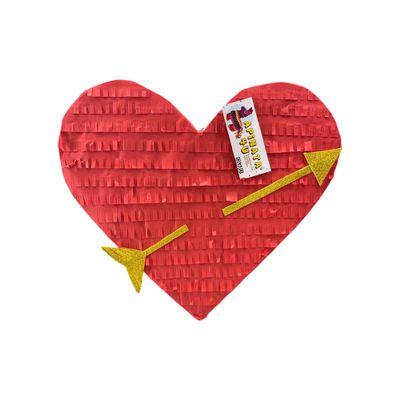 Heart Piata by APINATA4U Red Color Valentines Day Pinata