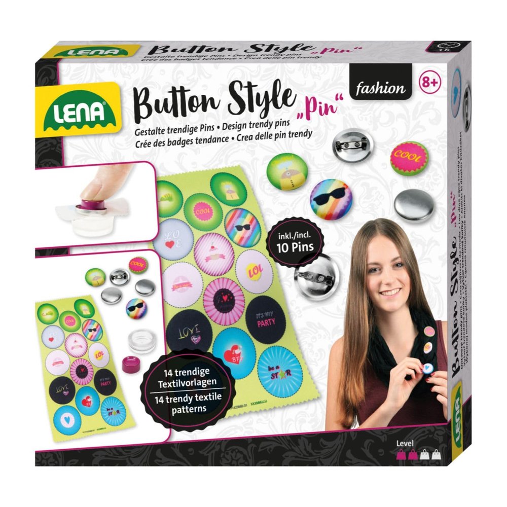 Lena 42595 - trs Chic Button Style, Craft Set Included