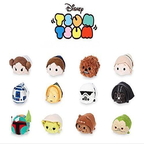 Disney Tsum Tsum Star Wars Complete Set of 12 mini 3.5 by Disney
