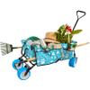 Creative Outdoor Wagon for Kids Push Pull Collapsible Stroller All-Terrain Folding Cart, Supports Upto 150lbs Weight Capacity | Beach Park Garden & Tailgate | Paw Print view 3
