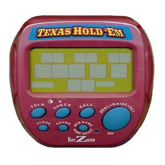 RecZone Texas Hold 'Em Poker Hand Held Game