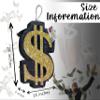 APINATA4U 20" Black & Gold Money Dollar Sign Pinata - Elevate Your Las Vegas Themed Party or Casino Celebration with this Eye-Catching Money Symbol Decoration! view 3