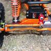 Axial SMT10 Grave Digger (AX90055) Upgrade Parts Aluminum Steering Link - 2Pcs Set Orange view 2