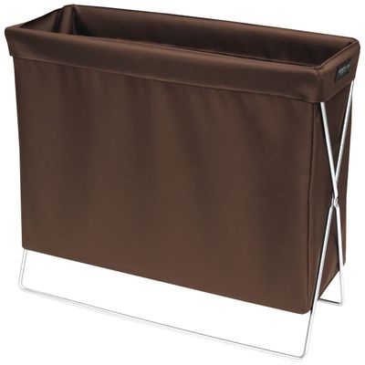Saki Basket, Brown, W 17.7 x H 14.2 x D 6.3 inches (45 x 3