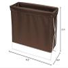 Saki Basket, Brown, W 17.7 x H 14.2 x D 6.3 inches (45 x 3 view 4