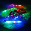 12 pieces Flashing LED Light up Slotted Shutter Sunglasses Shades Party Favors Bag Fillers (12) view 1