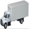 1:43 International 4200 Box Truck view 1
