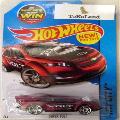 Fotelilona Hot Wheels 2015 22/250 City Street Power Red Super Volt Car