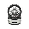 Pit Bull Xtreme RC 1.9 Beadlock Raceline #931 Injector, Chrome/Black (2), PBTW19931CB view 1