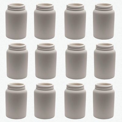 Color-Mea, Ceramic Bisque Mason Jar (Pack of 12)