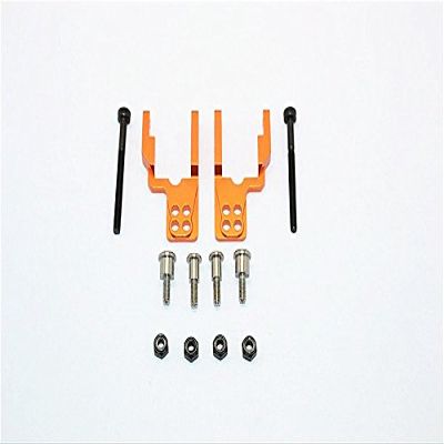 GPM For Tamiya CC01 Upgrade Parts Aluminum Rear Damper Mount With Mulitple Holes - 1 Set Orange