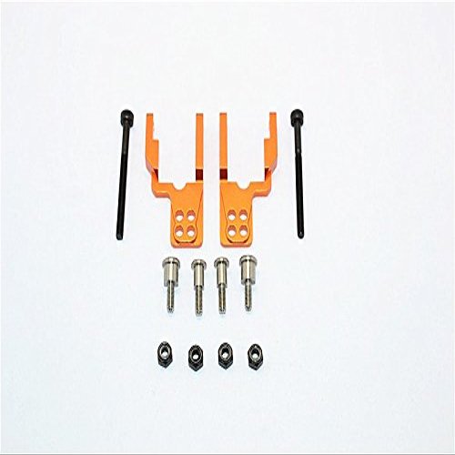 GPM For Tamiya CC01 Upgrade Parts Aluminum Rear Damper Mount With Mulitple Holes - 1 Set Orange