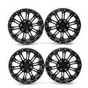 RCLIONS Aluminum Alloy 2.2" Beadlock Wheels Rims Double Spokes for 1:10 Crawler Wraith RC Car -Pack of 4pcs view 2