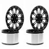RCLIONS Aluminum Alloy 2.2" Beadlock Wheels Rims Double Spokes for 1:10 Crawler Wraith RC Car -Pack of 4pcs view 3