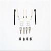 GPM For Tamiya CC01 Upgrade Parts Aluminum Rear Damper Mount With Mulitple Holes - 1 Set Silver view 1
