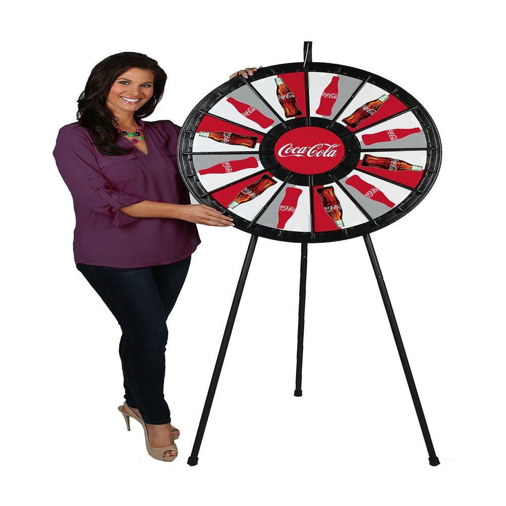 12 to 24 Slot Floor Stand Prize Wheel (31 Inch Diameter)