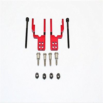 GPM For Tamiya CC01 Upgrade Parts Aluminum Rear Damper Mount With Mulitple Holes - 1 Set Red