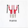 GPM For Tamiya CC01 Upgrade Parts Aluminum Rear Damper Mount With Mulitple Holes - 1 Set Red view 1