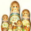 Winter Activities in Russia Nesting Doll view 4