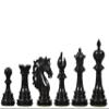 American Adios Series Luxury Chess Pieces in Ebony & Boxwood  4.4" King, Handcrafted Triple Weighted Staunton Chess Set for Professionals & Collectors view 3