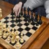 American Adios Series Luxury Chess Pieces in Ebony & Boxwood  4.4" King, Handcrafted Triple Weighted Staunton Chess Set for Professionals & Collectors view 4