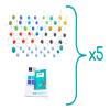 Happy Atoms Magnetic Molecular Modeling Educator Classroom Bundle | 5 Sets of 50 Atoms | Create 17, 593 Molecules | 216 Activities | Free Curriculum & App iOS, Android | Student Tested view 2