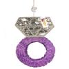 20" Tall Lavender & Silver Engagement Ring Pinata by APINATA4U Great For Anniversary Bridal Shower Mis Quince Wedding Engagement Party Supplies view 1