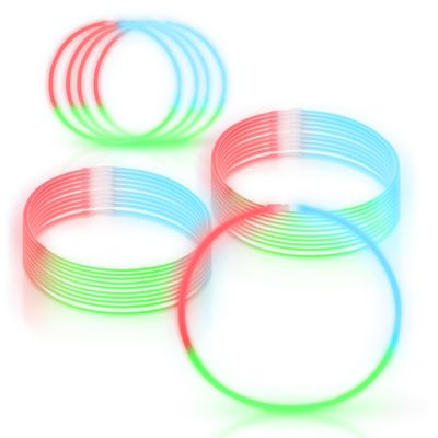 Windy City Novelties 50 Pack | 22" Inch Glow Sticks Necklaces for Kids in Bulk Wholesale