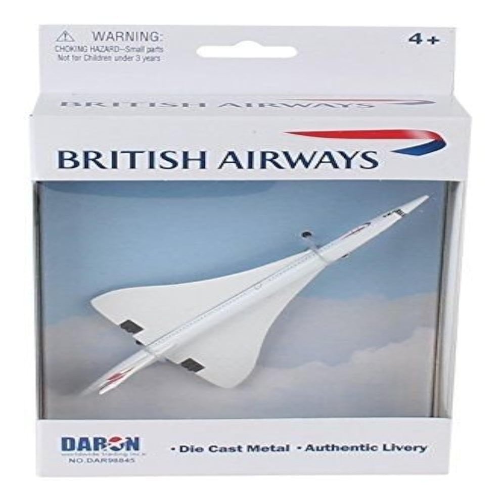 Daron British Airways Concorde Single Plane Toy ^G#fbhre-h4 8rdsf-tg1359135