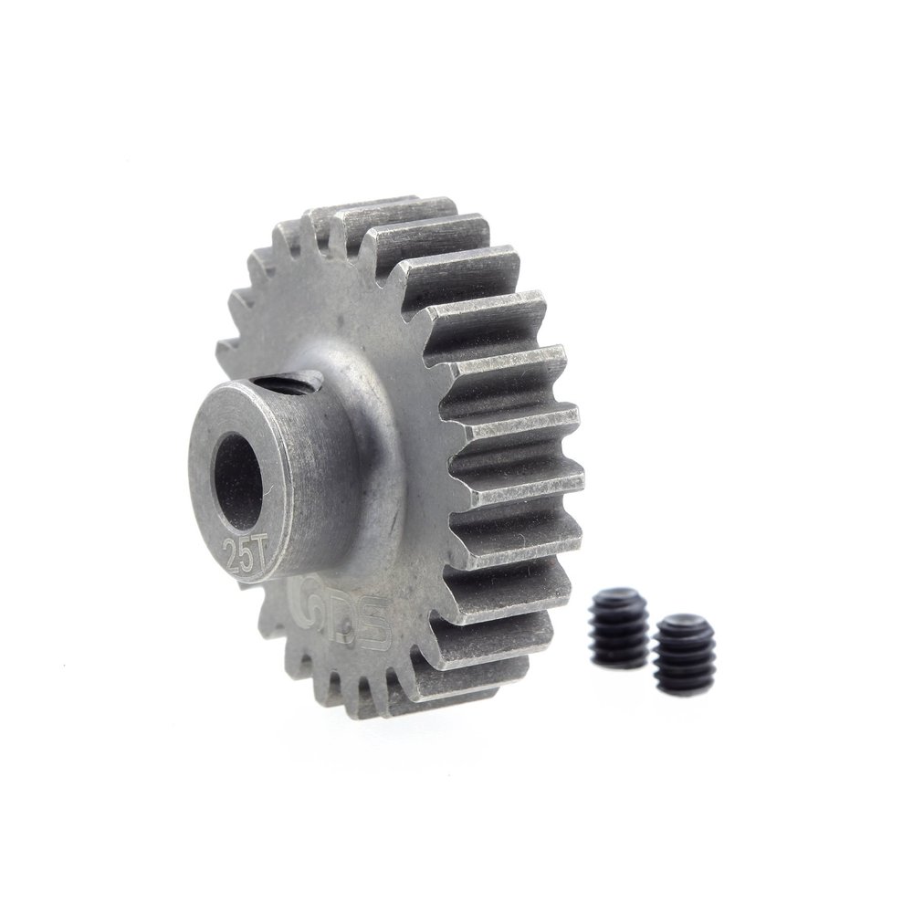 GDS Racing Pro Mod1 5mm Bore Pinion Gear 25 Tooth Hardened Steel M1 25T RC Model