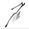 Axial SMT10 Grave Digger (AX90055) Upgrade Parts Aluminum Steering Link - 2Pcs Set Gray Silver view 1