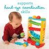 Infantino Bop & Drop Ball Tower - STEAM Educational Play, Hand-Eye Coordination Skills, and Cause and Effect Play for Babies & Toddlers, 12M+ view 2