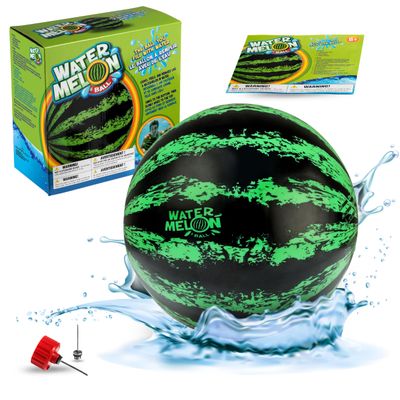 Watermelon Ball Cool Underwater Pool Toy for Teen Boys, Girls, Men & Women. Great Gifts for Swimming, Diving & Backyard Games. Best for Birthday Presents, Spring Vacation & Summer Family Fun.