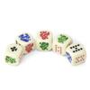 Set of 5 Poker Dice with Professional Bicast Leather Dice Cup, Great for Travel by Brybelly view 2